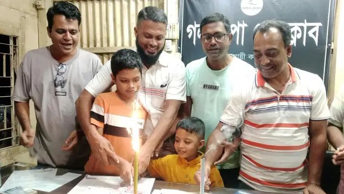 গলাচিপা প্রেস ক্লাবে বৈশাখী টিভি ও যায়যায়দিনের দুই সাংবাদিকের জন্মদিন উদযাপন