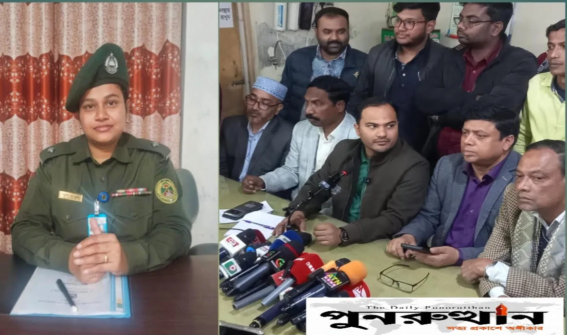 খানসামায় ভোটের মাঠে শান্তি ও শৃঙ্খলার প্রহরী: আনসার ভিডিপি কর্মকর্তা খুশি