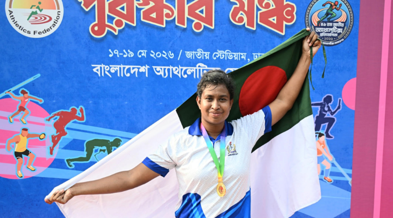 ‎অ্যাথলেটিক্সে ইতিহাস গড়লেন পাঁচবিবির জাফরিন