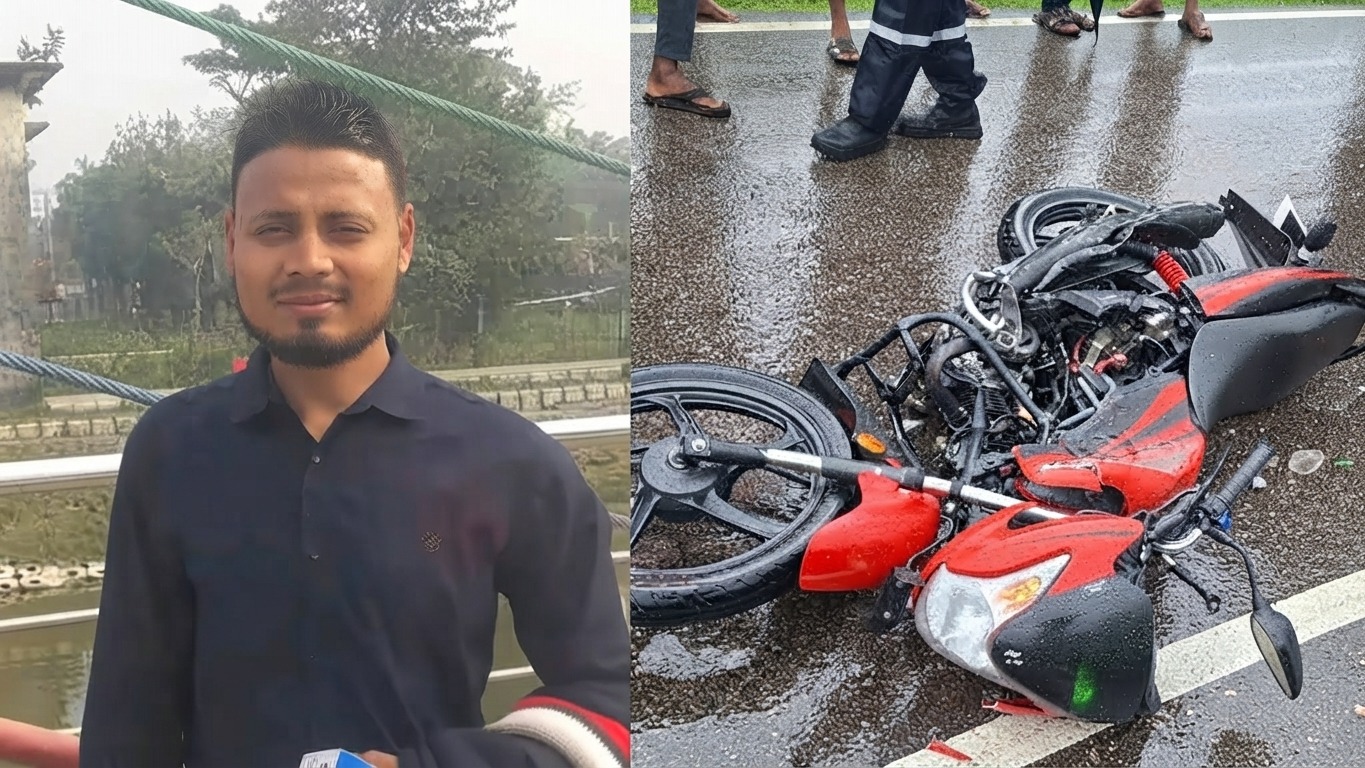 পটুয়াখালী-কুয়াকাটা মহাসড়কে বাসের ধাক্কায় ব্যবসায়ী নিহত