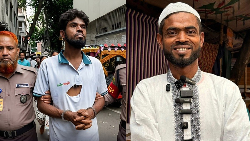 ১০০ টাকায় গরুর মাংস দিয়ে ভাত বিক্রেতা ‘ভাইরাল মিজান’ গ্রেফতার