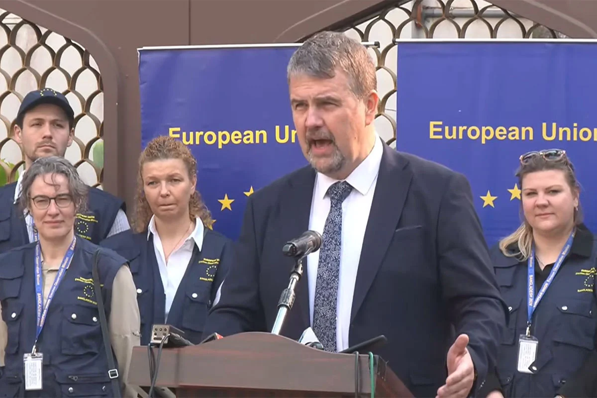 নির্বাচনী পরিবেশ খুবই ইতিবাচক : ইইউ পর্যবেক্ষক প্রধান