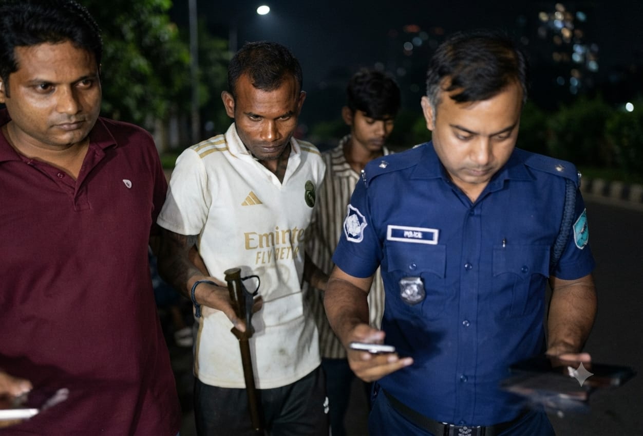 পুলিশের তাৎক্ষণিক অভিযানে ফরিদপুরে মা হত্যার অভিযুক্ত ছেলে গ্রেপ্তার