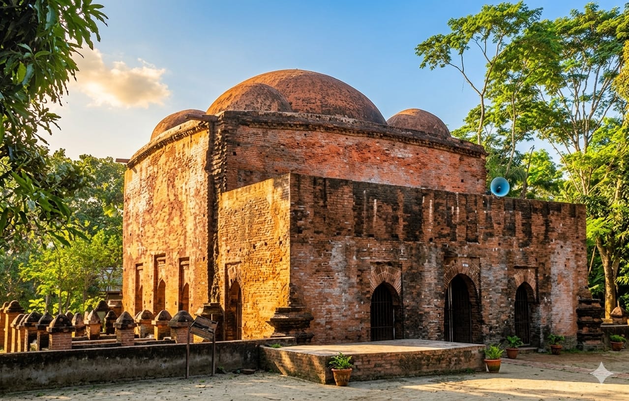 সংস্কারের অভাবে সৌন্দর্য ও ঐতিহ্য হারাতে বসেছে ঐতিহাসিক মজিদবাড়িয়া শাহী জামে মসজিদ