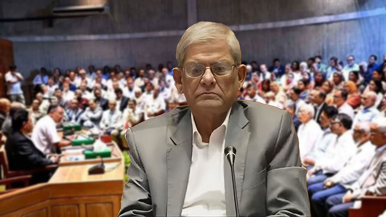 বিদায়ি বক্তব্যে কাঁদলেন মির্জা ফখরুল
