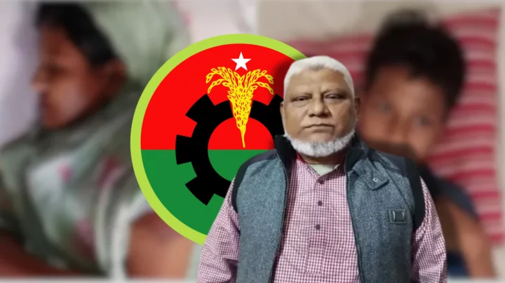 চুরির অভিযোগ তুলে মা-ছেলেকে বাঁশ দিয়ে পিটুনি দিলেন বিএনপি নেতা