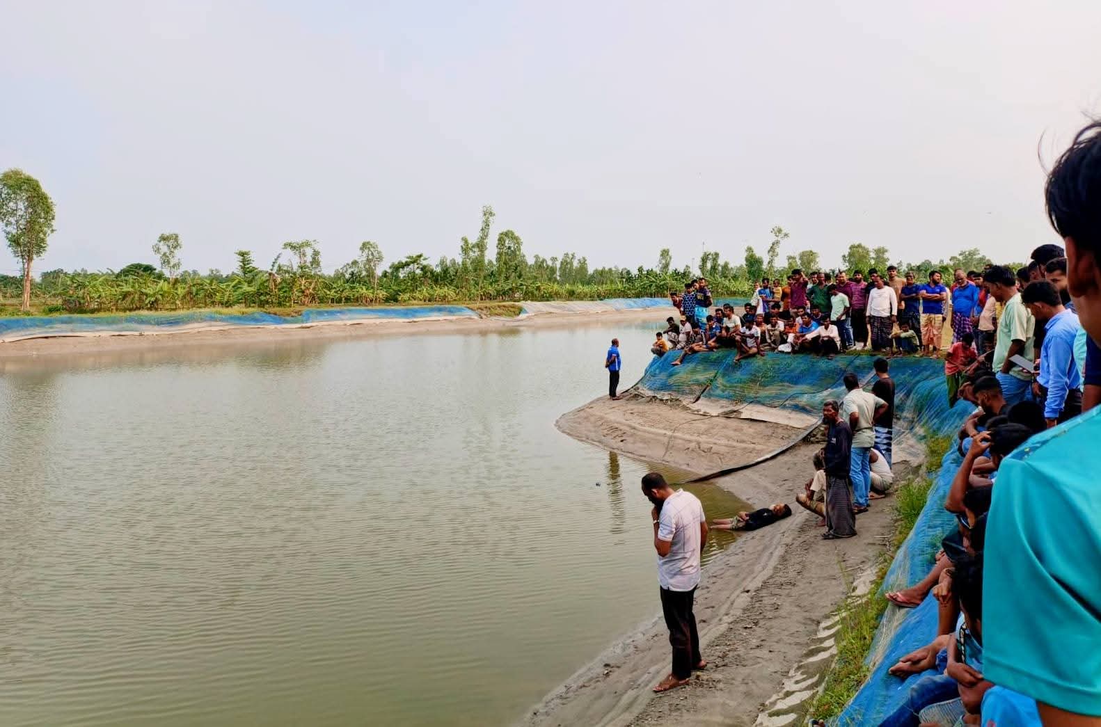 লালমনিরহাটে পুকুর থেকে এক ব্যক্তির ম'রদে'হ উদ্ধা'র 