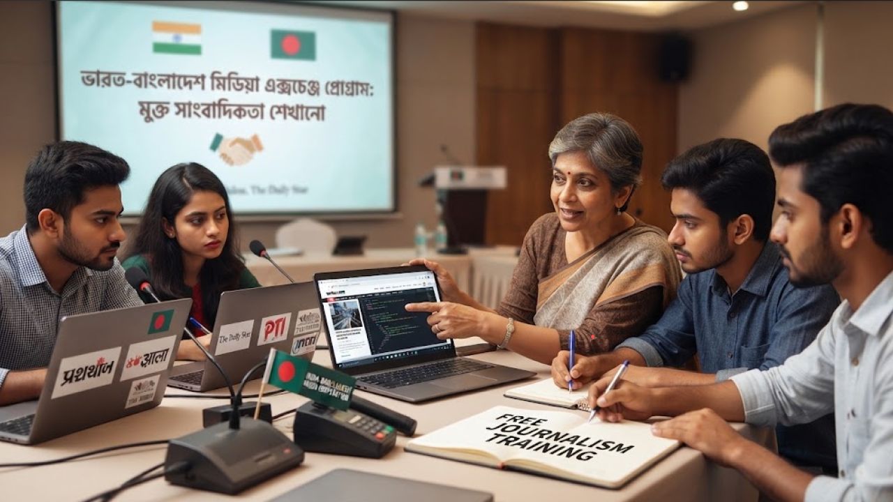 বাংলাদেশি সাংবাদিকদের ফ্রিতে সাংবাদিকতা শেখাবে ভারত