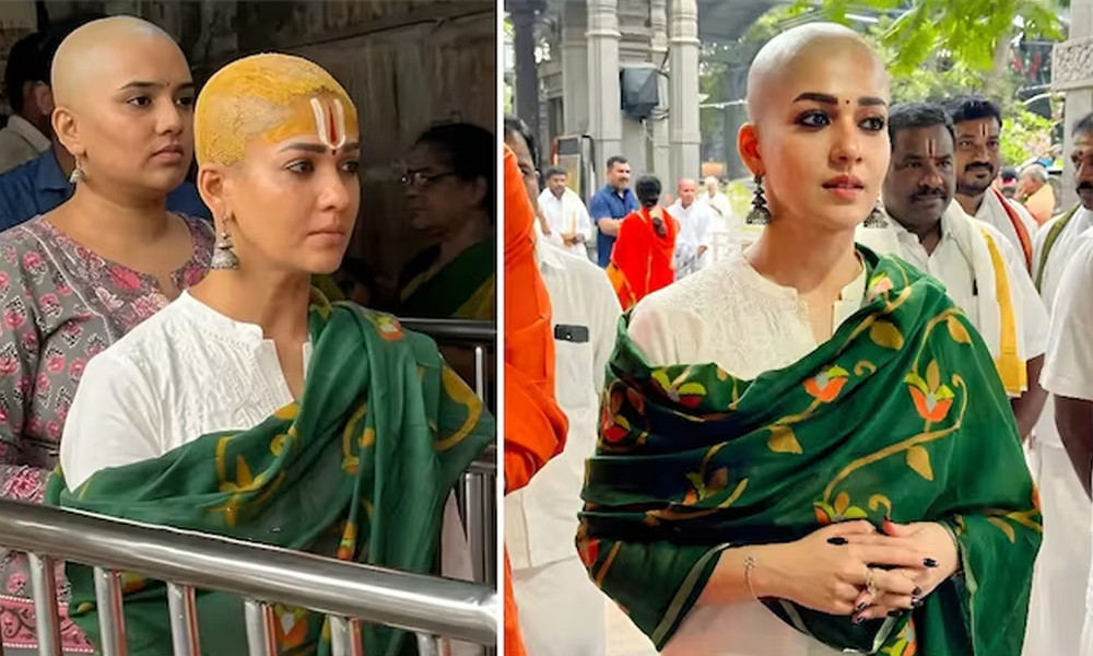 ‘টক্সিক’ হিটের আশায় ন্যাড়া মাথায় মন্দিরে নয়নতারা?