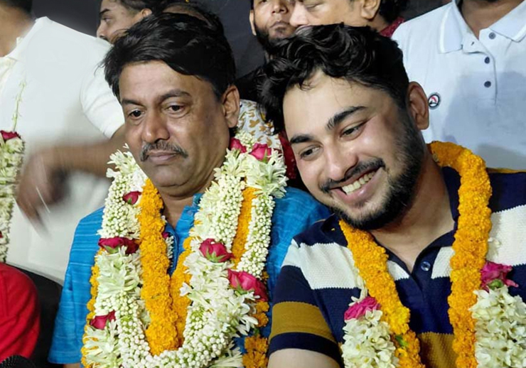 চলচ্চিত্র শিল্পী সমিতির সভাপতি শিবা শানু, সম্পাদক জয় চৌধুরী