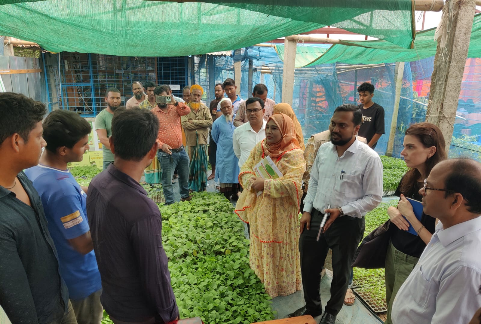 খানসামায় SACP-RAINS প্রকল্পের কার্যক্রম পরিদর্শনে IFAD সুপারভিশন মিশন টিম