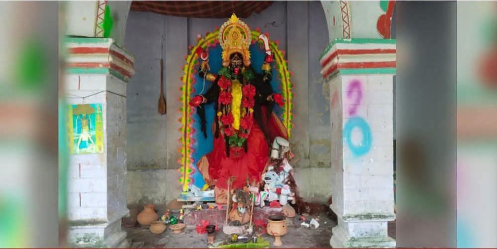 মধুখালীতে দু'টি মন্দিরে প্রতিমা ভাঙচুর