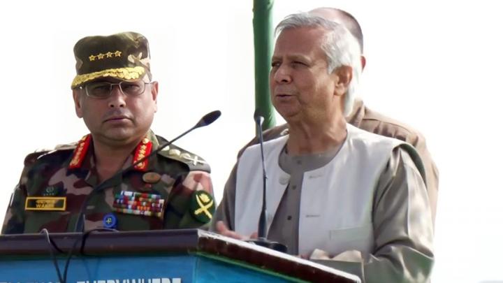 সেনাবাহিনীর মূল লক্ষ্যই হলো বিজয়ী হওয়া : প্রধান উপদেষ্টা সেনাবাহিনীর মূল লক্ষ্যই হলো বিজয়ী হওয়া : প্রধান উপদেষ্টা