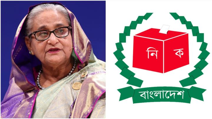 অপরাধ করেছেন শেখ হাসিনা, ব্যবস্থা নেওয়ার সুযোগ নেই ইসির