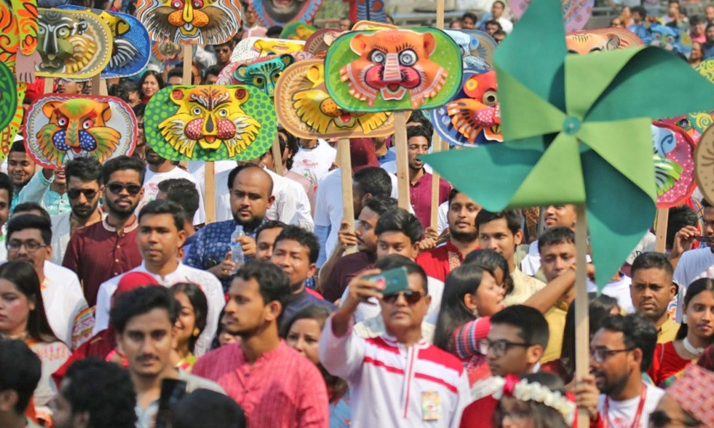 বৈশাখী শোভাযাত্রায় মুখে মুখোশ নিষিদ্ধ