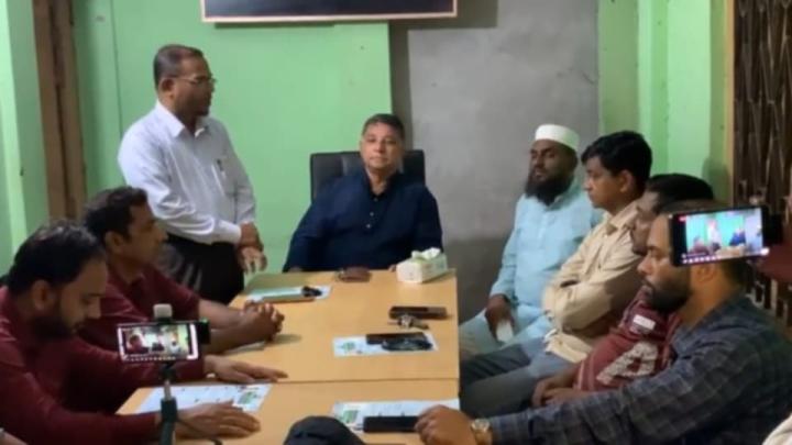 বরগুনা-২ আসনে বিএনপির মনোনয়ন প্রত্যাশি কর্নেল হারুন (অবঃ) এর সাথে বরগুনা সাংবাদিক ইউনিয়নের মত