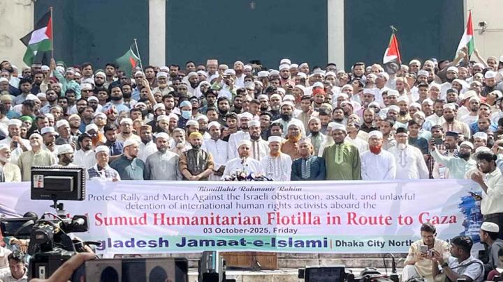 ফিলিস্তিন স্বাধীন না হওয়া পর্যন্ত লড়াই অব্যাহত থাকবে : সমাবেশে মাওলানা রফিকুল