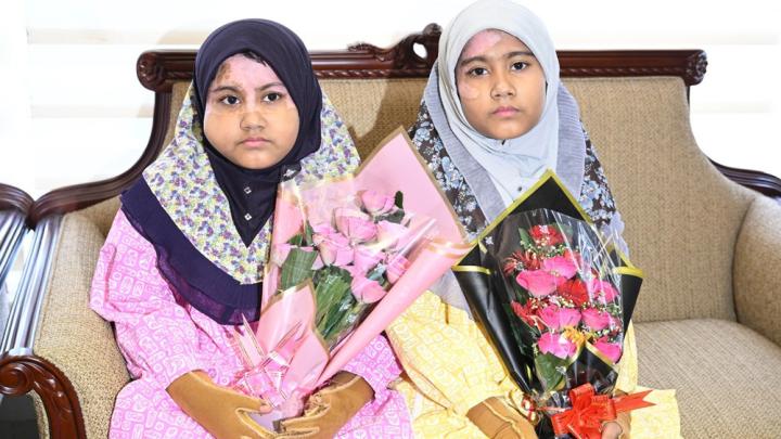 মাইলস্টোন ট্র্যাজেডি : ১১৪ দিন পর বাসায় ফিরল দুই বোন