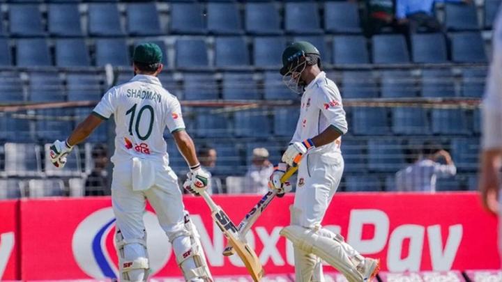 মাহমুদুল-সাদমানের ফিফটি, ৩০০ ছাড়াল বাংলাদেশের লিড