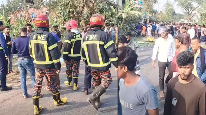 বাস-ইজিবাইকের সংঘর্ষে নিহত ৪