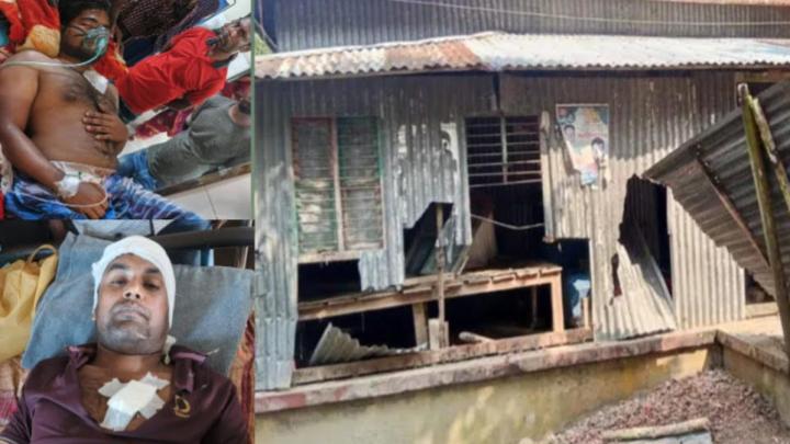 বোয়ালমারীতে আধিপত্য বিস্তার নিয়ে দুই পক্ষের হামলা-ভাঙচুর, আহত ৩০