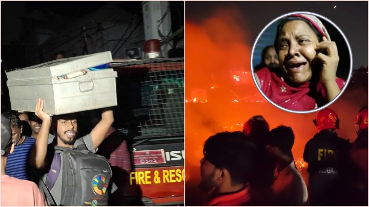 কড়াইল বস্তিতে আগুন : মাসে মাসে কিস্তি দিতে হয়, আগুনে সব শেষ হয়ে গেল