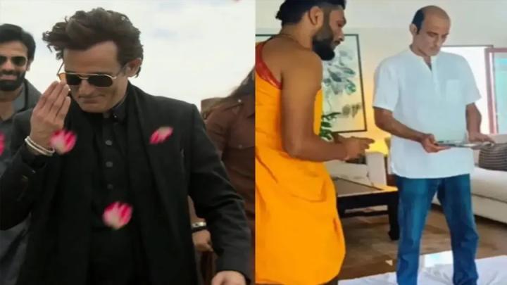 চারদিকে প্রশংসার মাঝেও অন্তরালেই অক্ষয় খান্না, বাড়িতে সারলেন পুজোপাঠ