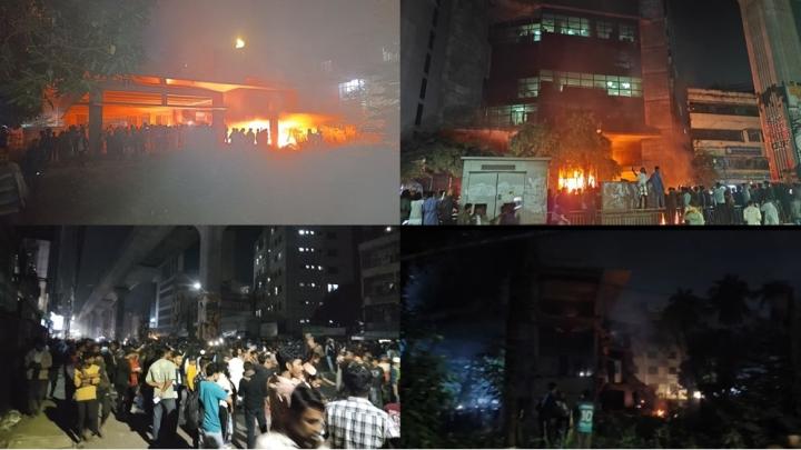 হাদি হত্যার বিচারের দাবিতে উত্তাল দেশ, বিভিন্ন স্থানে ভাঙচুর-অগ্নিসংযোগহাদি হত্যার বিচারের দ