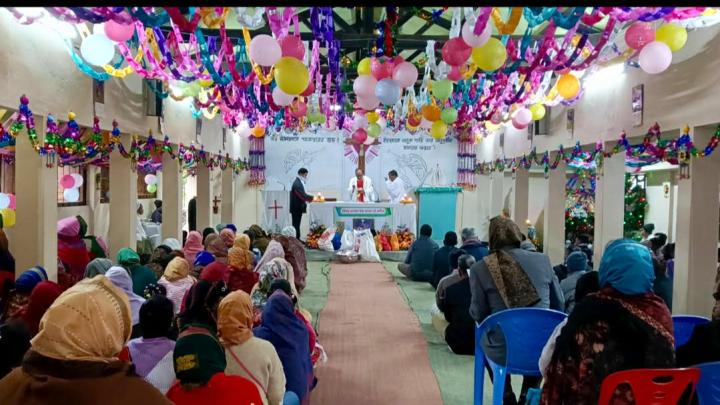 শেরপুরে উৎসবমুখর পরিবেশে যথাযোগ্য মর্যাদায় শুভ বড়দিন উদযাপন