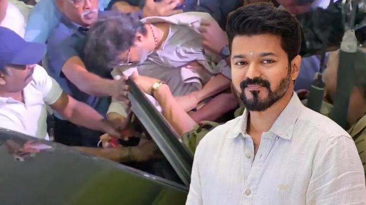 বিমানবন্দরে বিপাকে থালাপতি বিজয়