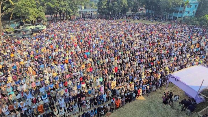 সাবেক স্বরাষ্ট্রমন্ত্রী মাহমুদুল হাসানের জানাজা সম্পন্ন