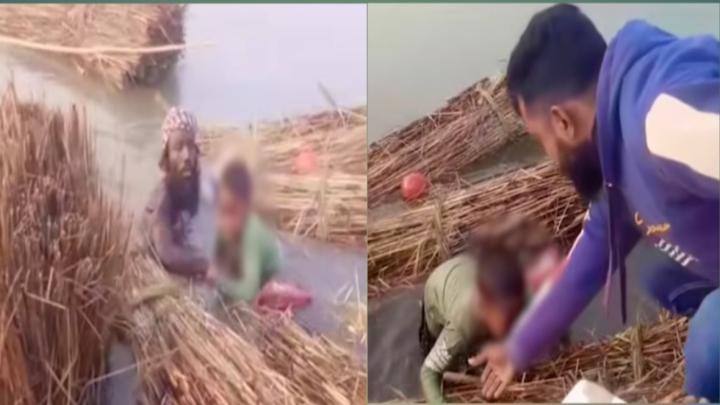 পদ্মায় ভাসমান বাবা ও শিশু পুত্রকে উদ্ধার করলো পুলিশ