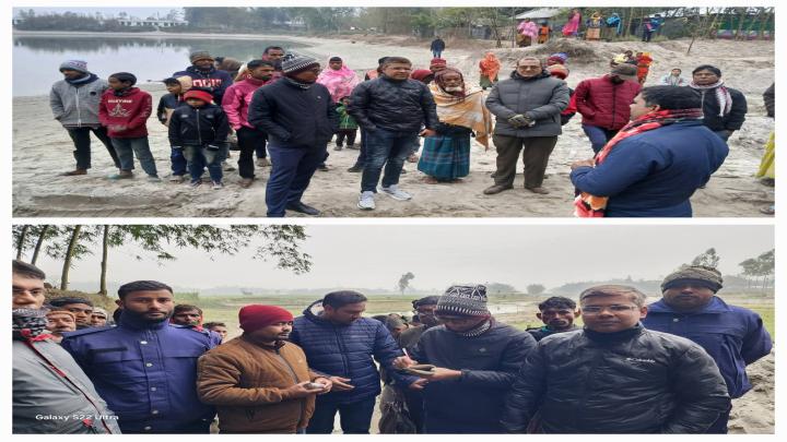 নদী থেকে অবৈধভাবে বালু উত্তোলন, দুই ব্যক্তিকে দেড় লাখ টাকা জরিমানা