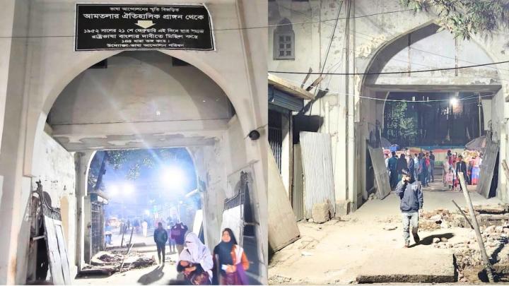 ৪০ বছর পর খোলা হলো ঢাকা মেডিকেলের সেই ঐতিহাসিক আমতলার গেট