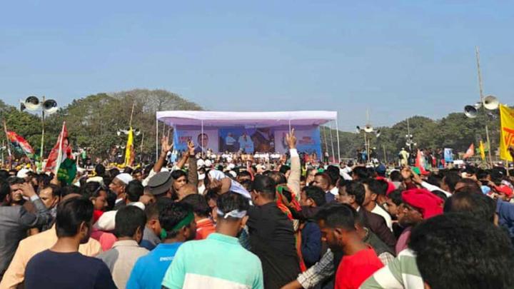 ময়মনসিংহে তারেক রহমান, উচ্ছ্বসিত নেতাকর্মীরা