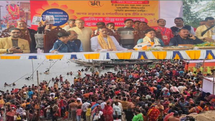 কয়ড়া কালিবাড়িতে পূণ্যার্থীদের উপচে পড়া ভীড়