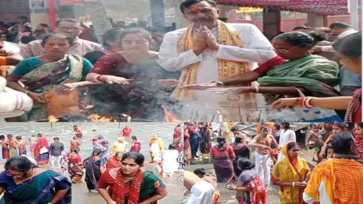 ফরিদপুরের কয়ড়ায় পুন্যস্নানে ভক্তদের ঢল