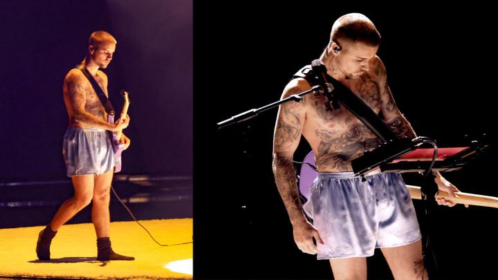 হাফপ্যান্ট পরে গ্র্যামির মঞ্চে জাস্টিন বিবার, চমকে গিয়েছিলেন আয়োজকরা