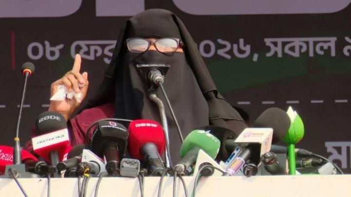 হাদির বোন পরিচয়ে নাহিদের পক্ষে বক্তব্য, জানা গেল ওই নারীর পরিচয়