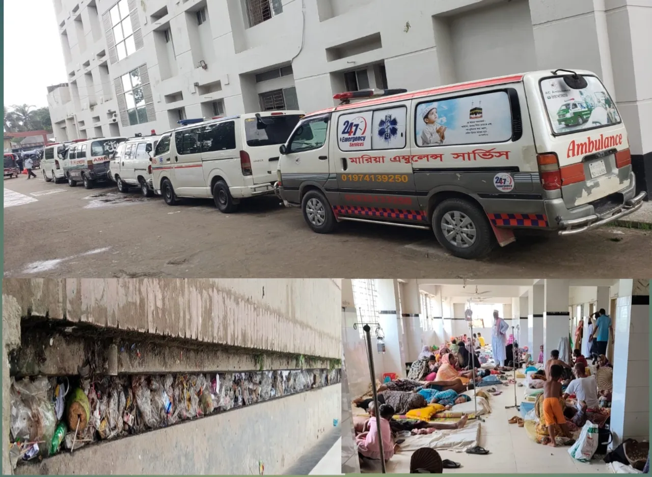 অ্যাম্বুলেন্স সিন্ডিকেটের দখলে বোয়ালমারী স্বাস্থ্য কমপ্লেক্স