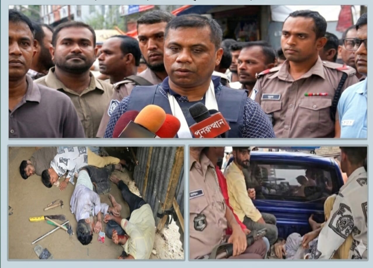 ওসি আদাবরের দু:সাহসিক অভিযান, ওসি-এসআই আহত, গুলিবিদ্ধ দুই ছিনতাইকারী