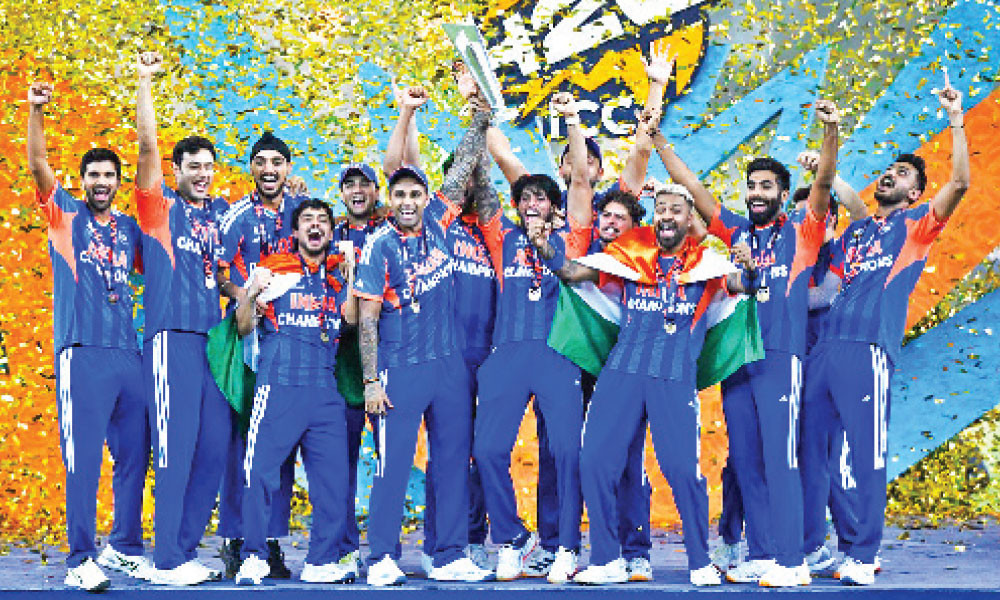 নীল সমুদ্রে ভারতের বিজয়োৎসব