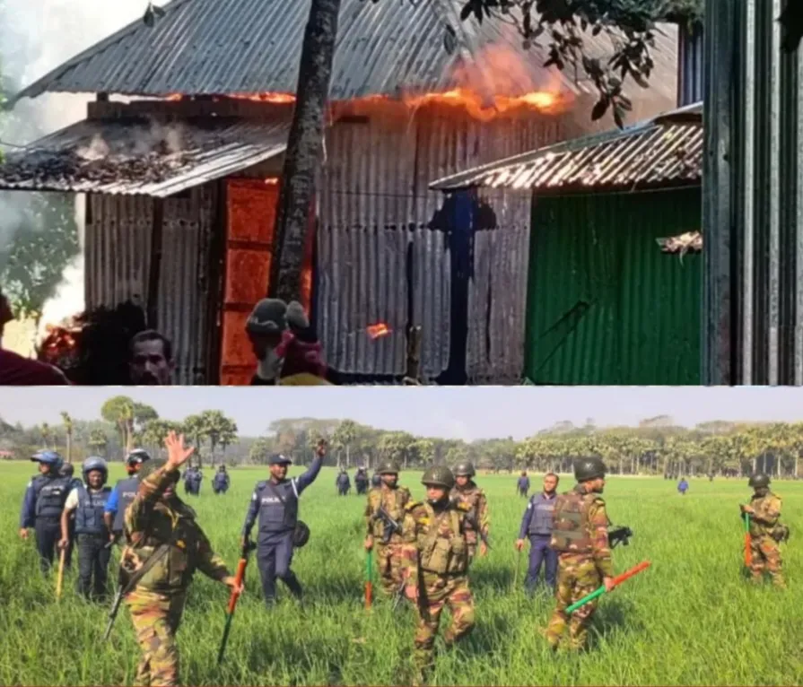 ফরিদপুরে হামলা-ভাংচুর-অগ্নিসংযোগ, আহত ২০