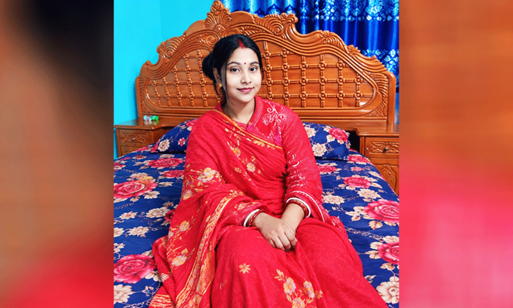সিঁদুর খেলার আনন্দের মাঝেই প্রাণ হারালেন নববধূ তন্নি