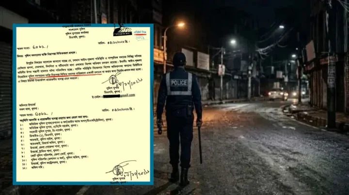 খুলনায় পুলিশ সদস্যদের রাতে একা চলাচল না করার নির্দেশ