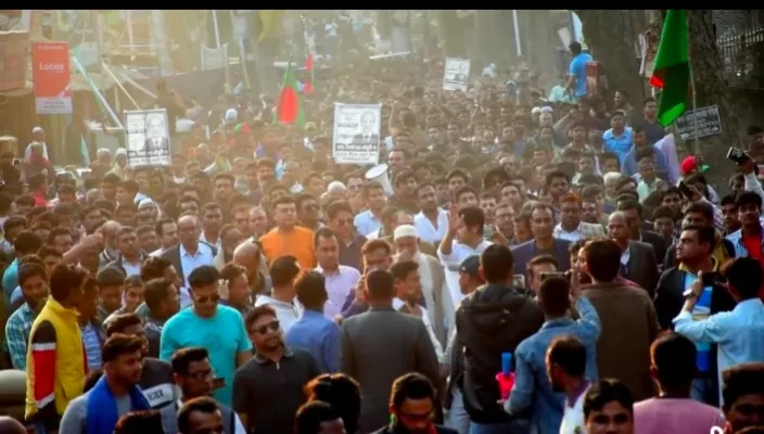 মহম্মদপুরে ধানের শীষের বিশাল মিছিল অনুষ্ঠিত  