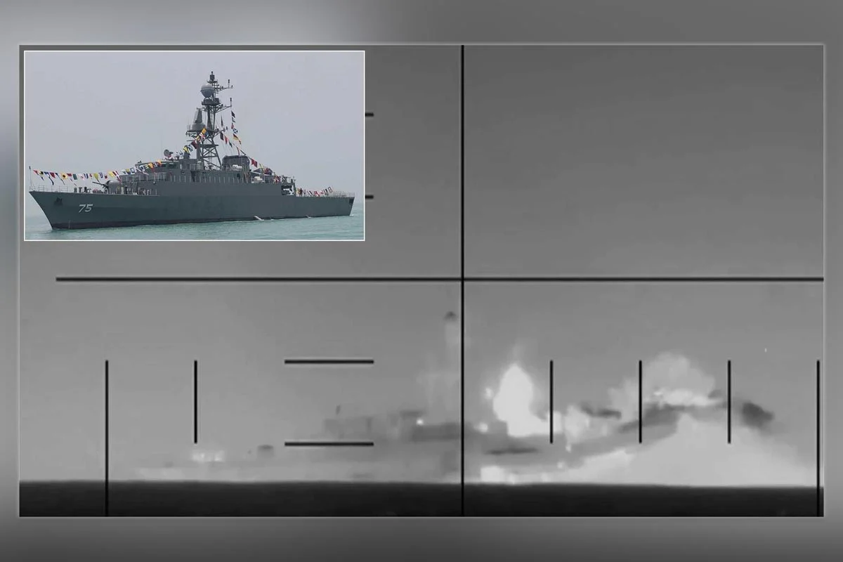 যুক্তরাষ্ট্রের হামলায় নিমজ্জিত যুদ্ধজাহাজের নাবিকদের স্মরণে ইরানে শোকসভার ডাক