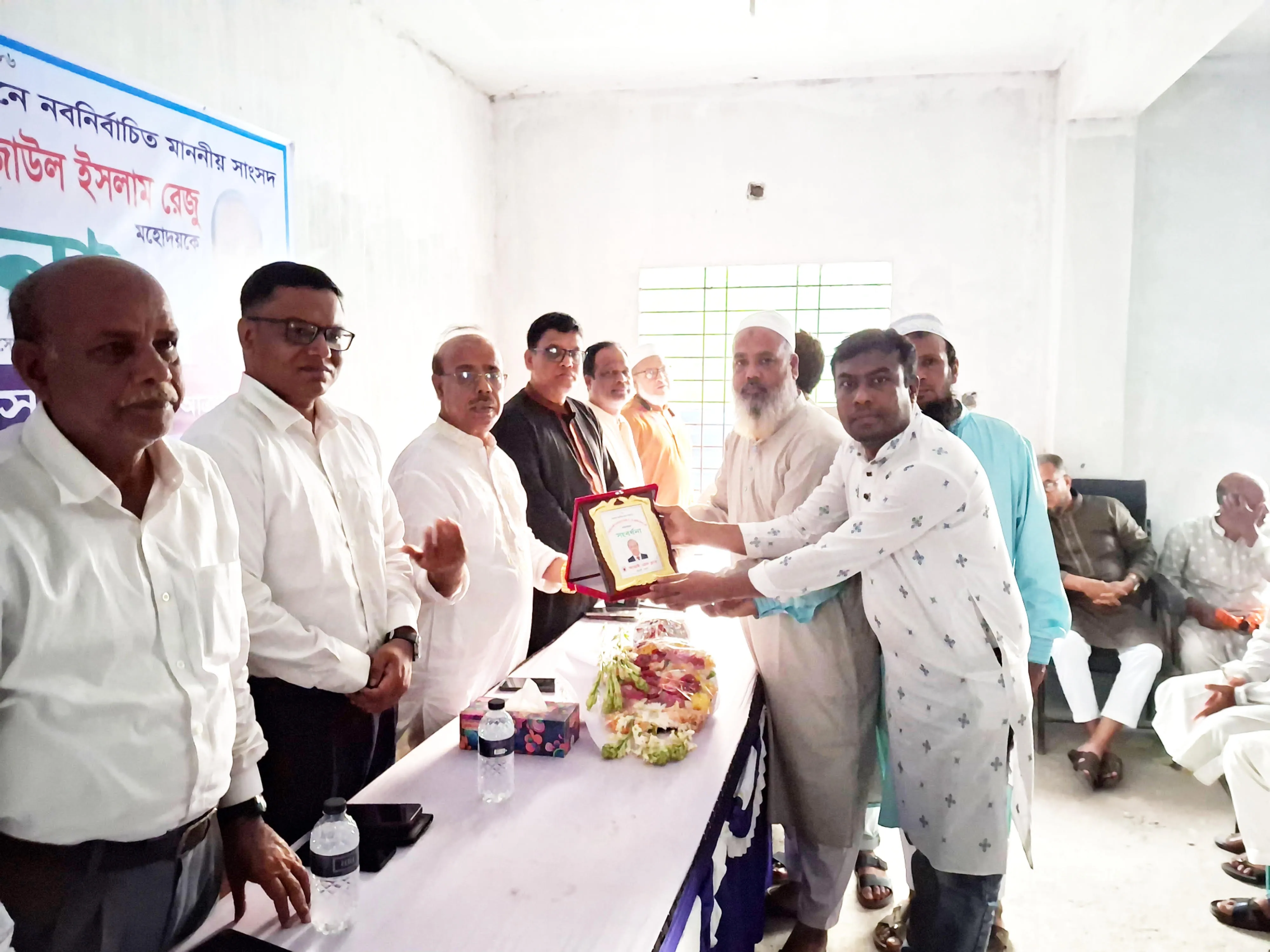 সমাজ গঠনে সাংবাদিকদের ভুমিকা অপরিসীম সংবর্ধনা অনুষ্ঠানে সাংসদ রেজু