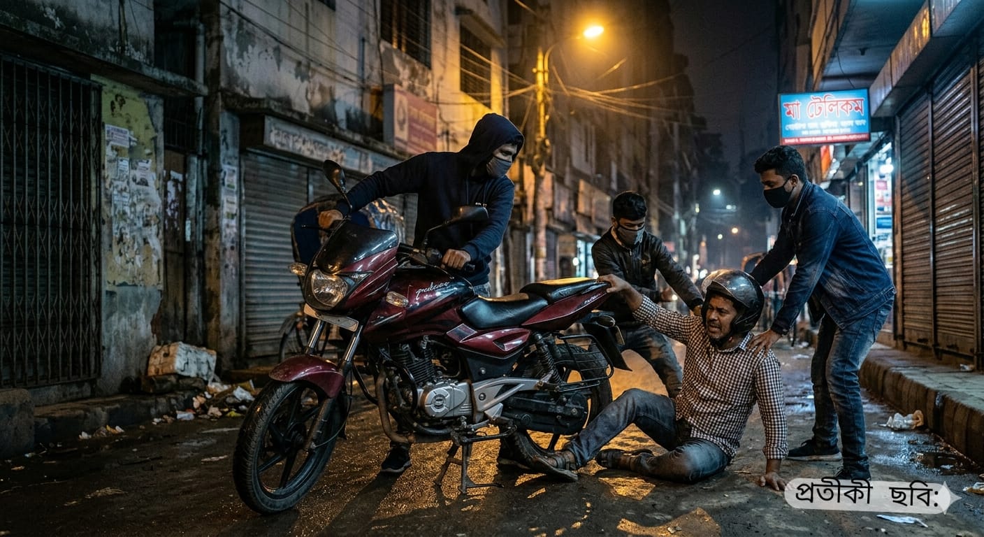 রাণীনগরে মরিচের গুড়া ছিটিয়ে ‎ও ছুরিকাঘাত করে ছিনতাই